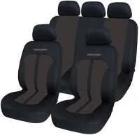 Carguard GL55748BR Autós üléshuzat - bézs / fekete - légzsákos üléshez is - hsa010 kép