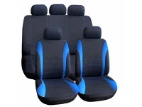 Carguard HSA006 9db-os autós üléshuzat szett - kék-fekete (55671bl) kép
