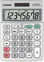 Casio 04.00736 Számológép asztali ms 88 eco 8 digit kép