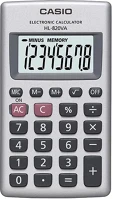 Casio 04.00755 Számológép zseb  hl 820 va 8 digit ezüst kép