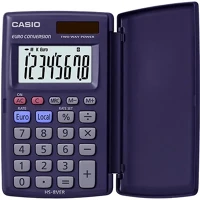 Casio 04.00758 Számológép zseb hs 8 ver 8 digit lila kép