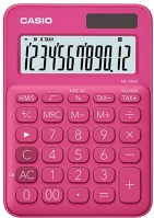 Casio 45013242 Számológép asztali  ms 20 uc 12 digit piros kép