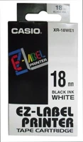 Casio COR_GCIR-18WE1 Feliratozógép szalag, 18 mm x 8 m, fehér-fekete kép