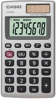 Casio HS 8 VA 8 Számológép zseb hs 8 va 8 digit ezüst kép