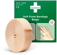 Cederroth ALD51011018 Téphető/vágható ragtapasz, 3 cm x 4.5 m, bézs kép