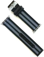 Cellect CEL-STRAP-RAINBOW3 Apple watch 38/40/41mm szövet óraszíj fekete szürke kép