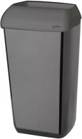 Celtex 23 L Falra szerelhető, nyitott fedeles kuka, 23 l fekete kép