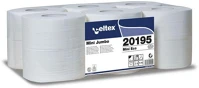 Celtex ALD20195 Mini toalettpapír 2 réteg, recy, fehér, 160m, 12 tekercs/zsugor kép