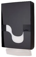 Celtex ALD92110 Megamini slim z hajtogatott kéztörlő adagoló abs fekete kép