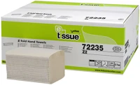 Celtex H6572235N E-tissue z hajtogatott kéztörlő, 2 réteg, 20,5x24cm, 25x150ap/karton kép