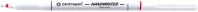 Centropen 2551 PIROS Rostirón, tűfilc 0,5 mm, kupakos  2551 piros kép
