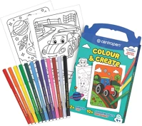 Centropen COLOUR&CREATE 9350 12 KLF Filctoll készlet színezővel fiús  colour&create 9350 12 klf. szín kép