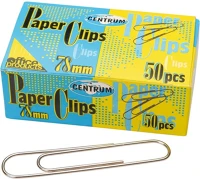 Centrum 80075 Gemkapocs  78 mm nikkel 50 db/doboz kép