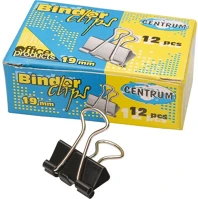 Centrum 80134 Iratcsipesz  19 mm fekete 12 db/doboz kép