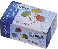 Centrum 80368 Rajzszeg  színes 100 db/doboz kép