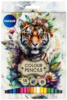 Centrum 80482 Színes ceruza tiger hatszögletű 18 db-os klt.-ben kép