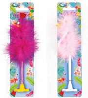 Centrum 80620 Golyóstoll  flamingó 0,7 mm tollakkal vegyes bliszteres kép