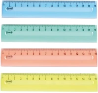 Centrum 80725 Vonalzó  egyenes 15 cm csomagolt kép