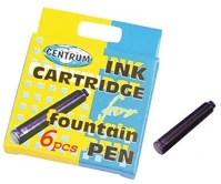 Centrum 80757 Töltőtoll patron  6 db/doboz kék kép