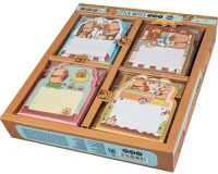 Centrum 81272 Öntapadós jegyzettömb  capybara 70x90mm 30 lapos vegyes kép