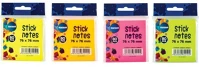 Centrum 82210 Öntapadós jegyzettömb  stick notes 76x76 mm, 80 lapos, 4 féle neon szín kép