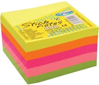 Centrum 82212 Öntapadós jegyzettömb  stick notes 76x76 mm 400 lapos neon vegyes színek kép