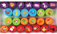 Centrum 86921 Kreatív pecsét  kerek, 25 mm, vegyes állat minták kép