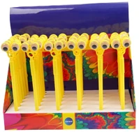 Centrum 89533 Golyóstoll  mozgó szem 0,7 mm kék vegyes eldobható kép