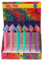 Centrum 89535 Golyóstoll  páva 0,7 mm kék vegyes eldobható kép