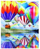 Centrum 89779 Kreatív kifestő klt.  számozott, 40x50 cm, hőlégballonok kép