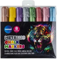 Centrum 89788 Táblamarker 8 db-os készlet metál  színes 3-5mm kép