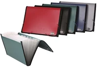 Centrum A/4 13 Harmonika irattáska  a/4 13 rekeszes gumis vegyes színek kép