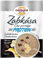 Cerbona 14.01357 Zabkása  protein csokoládés banános hozzáadott cukor nélkül 60g kép