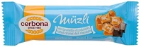 Cerbona 14.02363 Müzliszelet  sós karamellás-étcsokoládés 20g kép