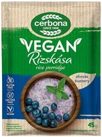 Cerbona 14.02489 Rizskása  vegán gluténmentes áfonyás 45g kép