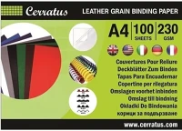 Cerratus 09.0008404 Hátlap  a/4 230 g bőrhatású piros kép