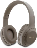 Cg mobile GUBHV21SFGSW Guess classic silver logo fejhallgató headset barna kép