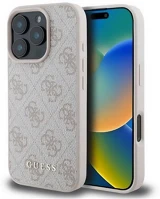 Cg mobile GUHCP16LG4GFPI Iphone 16 pro 5g guess 4g metal gold logo műanyag telefonvédő textil kép