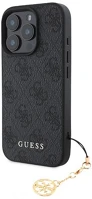 Cg mobile GUHCP16LGF4GCK IPhone 16 Pro GUESS 4G CHARMS műanyag telefonvédő textil hátlap kép