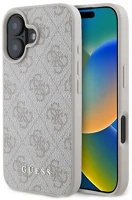 Cg mobile GUHCP16MG4GFPI Iphone 16 plus 5g guess 4g metal gold logo műanyag telefonvédő textil kép