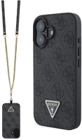 Cg mobile GUHCP16SP4TDSCPK Guess leather metal logo strass crossbody szilikon telefonvédő kép