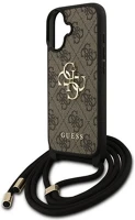 Cg mobile GUHCP17SP4GMGCRW Iphone 17 guess 4g big logo cord stap crossbody műanyag telefonvédő kép