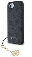 Cg mobile GUHCPSE4GF4GCK Iphone 16e guess 4g charms műanyag telefonvédő textil hátlap kép