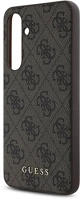Cg mobile GUHCS24FEG4GFBR Samsung s24 fe guess 4g metal gold logo műanyag telefonvédő textil hátlap kép