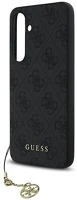 Cg mobile GUHCS24FEGF4GGR Samsung s24 fe guess 4g charms műanyag telefonvédő textil hátlap kép
