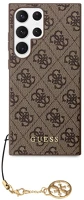 Cg mobile GUHCS24LGF4GBR Samsung s24 ultra 5g guess 4g charms műanyag telefonvédő textil hátlap kép