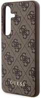 Cg mobile GUHCS24SG4GFBR Samsung s24 guess 4g metal gold logo műanyag telefonvédő textil hátlap kép