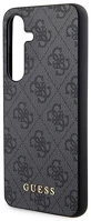 Cg mobile GUHCS24SG4GFGR Samsung s24 guess 4g metal gold logo műanyag telefonvédő textil hátlap kép