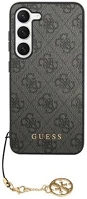 Cg mobile GUHCS24SGF4GGR Samsung s24 5g guess 4g charms műanyag telefonvédő textil hátlap kép