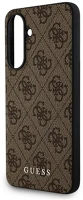 Cg mobile GUHCSA56G4GFBR Samsung a56 5g guess 4g metal gold logo műanyag telefonvédő textil hátlap kép